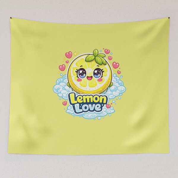 Artikelvorschau, Zitronenliebe – Kawaii-Zitronenliebhaber | Niedliches, liebevolles Zitronen-Kawaii-Design entworfen und verkauft von apanoracar.