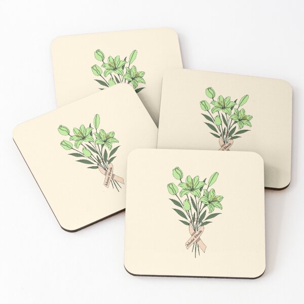 Item preview, Minimalistic mental health flowers designed and sold by Pamelarts.