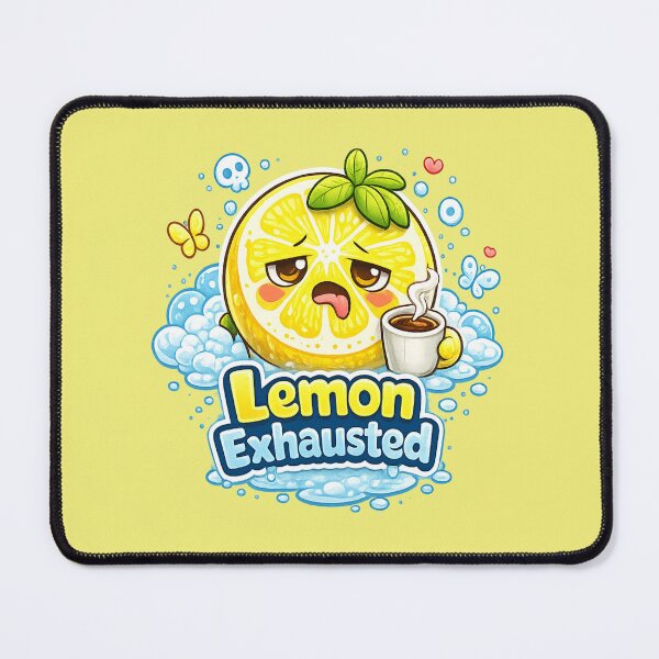 Item preview, Lemon Exhausted – Kawaii tired lemon | Cute Exhausted Lemon Kawaii Design designed and sold by apanoracar.