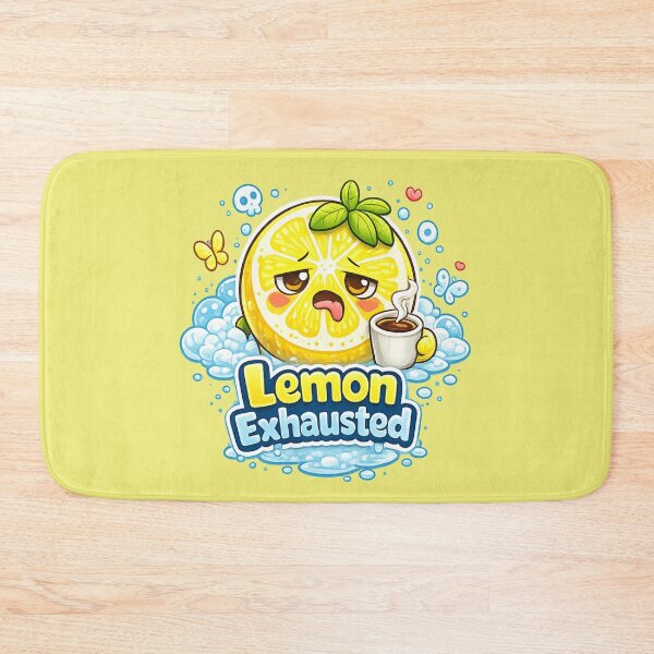 Item preview, Lemon Exhausted – Kawaii tired lemon | Cute Exhausted Lemon Kawaii Design designed and sold by apanoracar.