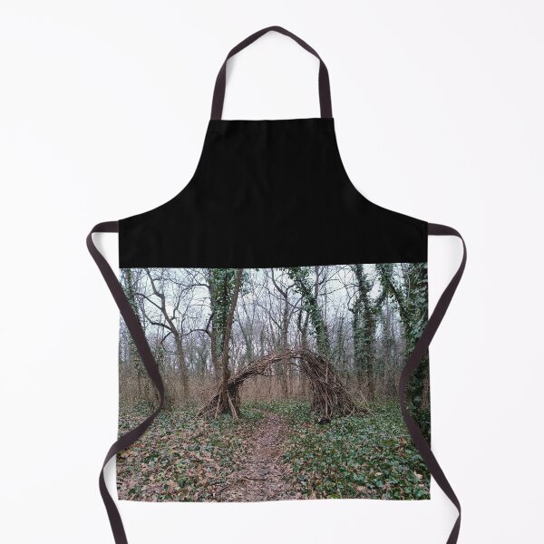 Item preview, Forest Path with Handmade Arch of Twigs and Branches designed and sold by EmeraldeaArt.