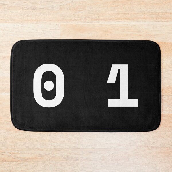 Item preview, Binary Zero One Bold Graphic designed and sold by Code  Monkeys.