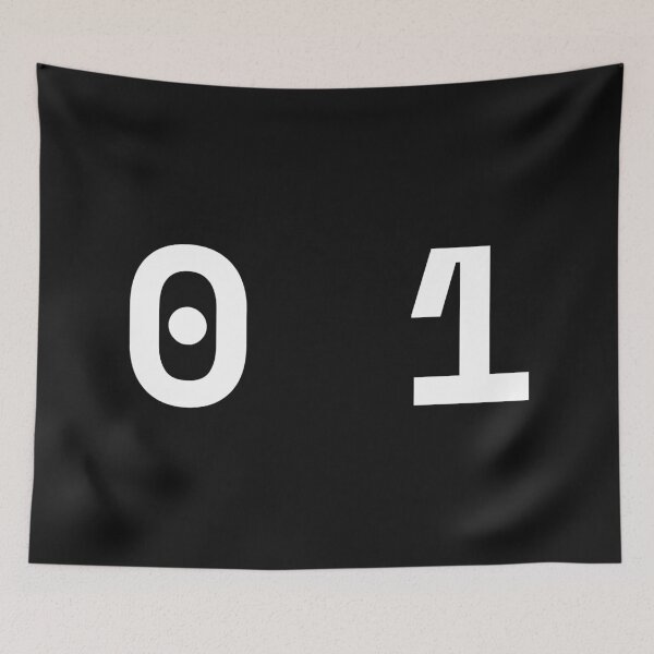 Item preview, Binary Zero One Bold Graphic designed and sold by Code  Monkeys.
