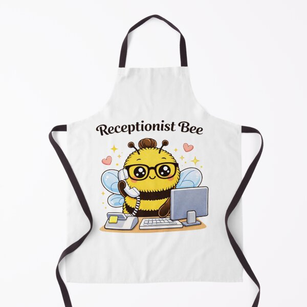 Item preview, Receptionist Bee Funny Office Job Gift designed and sold by PurpleJelly.