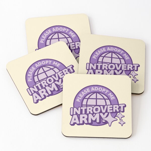 Item preview, Introvert ARMY please adopt me designed and sold by Morcawork.