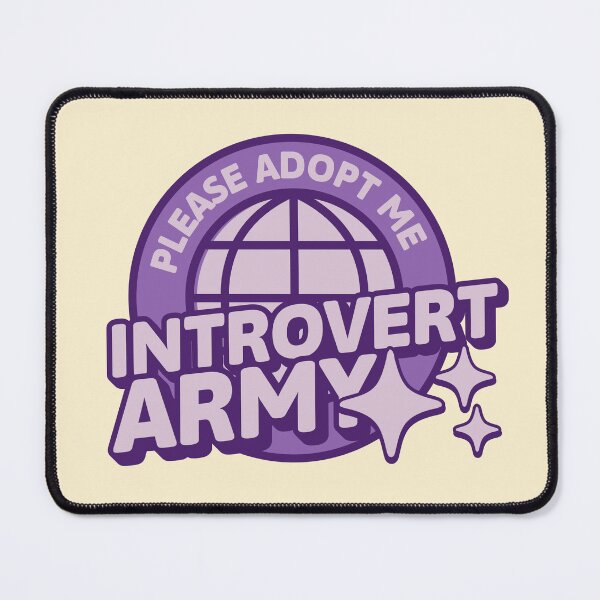 Item preview, Introvert ARMY please adopt me designed and sold by Morcawork.