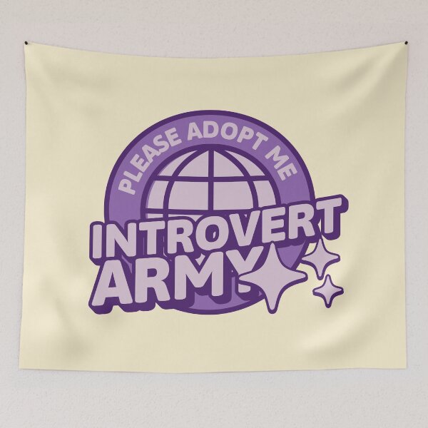 Item preview, Introvert ARMY please adopt me designed and sold by Morcawork.