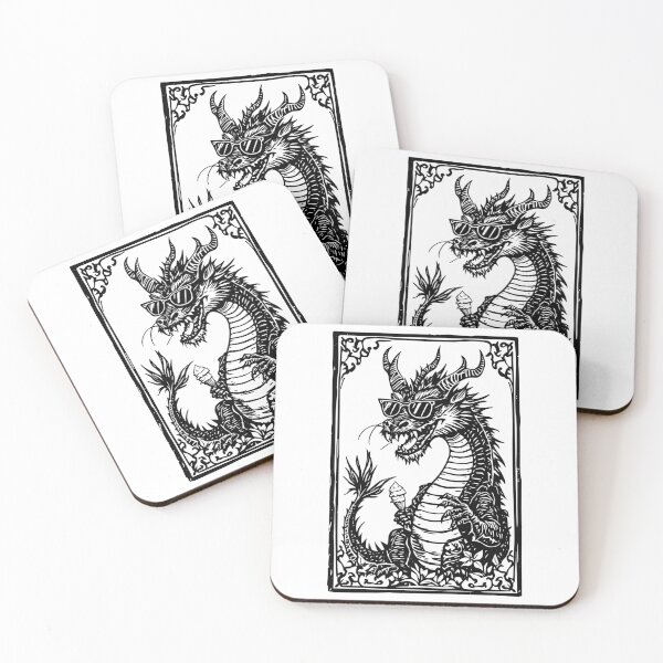 Item preview, Cool Dragon Eating Ice Cream designed and sold by YV Designs & Stuff.