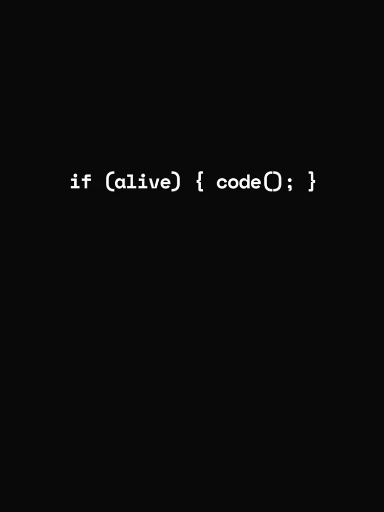 Thumbnail 4 of 4, iPhone Case, If Alive Code Programmer Humor Print designed and sold by Code Monkeys.