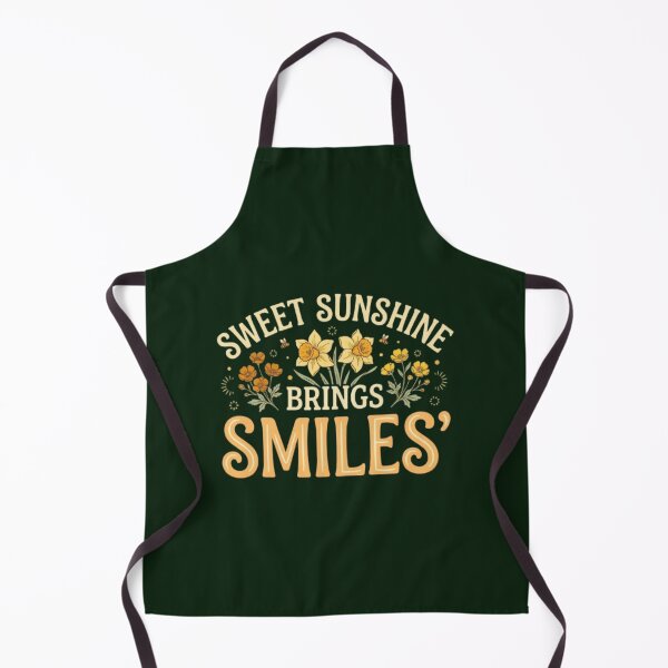 Item preview, Sweet Sunshine Brings Smiles – Floral Quote Design designed and sold by Dogandesighn.