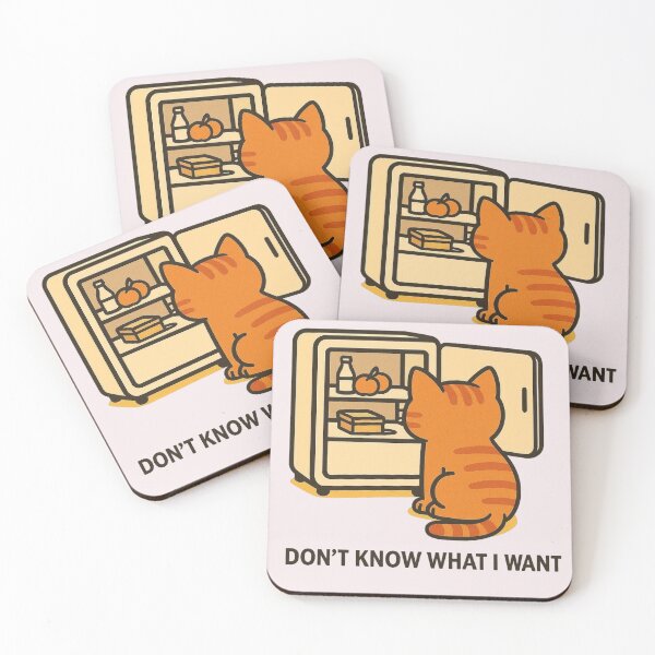 Item preview, Don't Know What I Want Cat designed and sold by Aloloco.