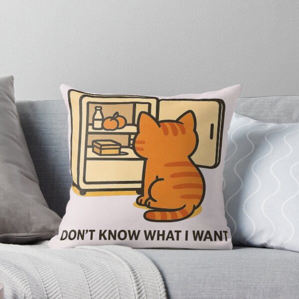 Item preview, Don't Know What I Want Cat designed and sold by Aloloco.