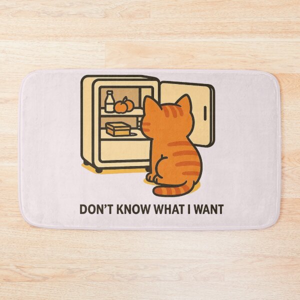 Item preview, Don't Know What I Want Cat designed and sold by Aloloco.