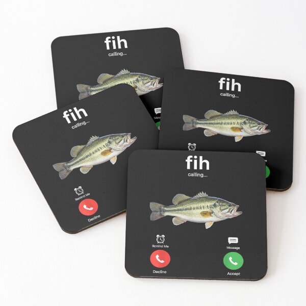 Item preview, Fih Calling Remind me Message Decline Accept Phone Call Fish designed and sold by Alluka Brand.
