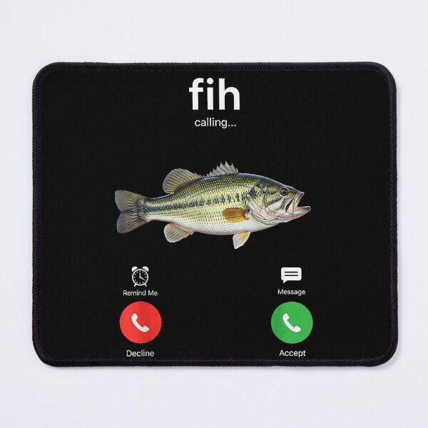 Item preview, Fih Calling Remind me Message Decline Accept Phone Call Fish designed and sold by Alluka Brand.