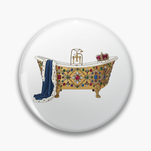 Item preview, Royal Gold Jeweled Bathtub Luxury designed and sold by octozap.