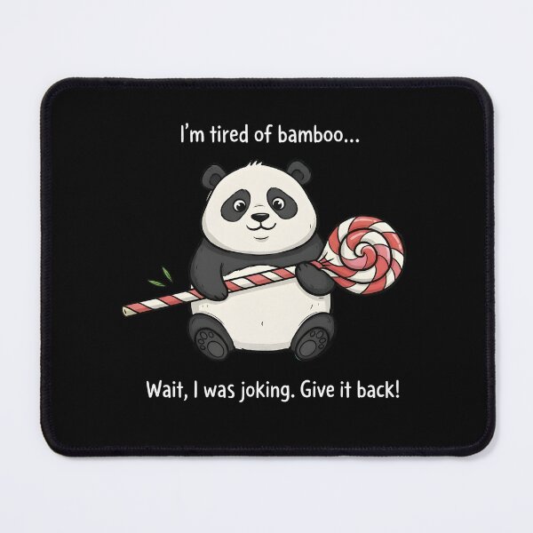 Item preview, Cute Panda Bear Holding a Giant Swirl Lollipop designed and sold by Knkd3100.