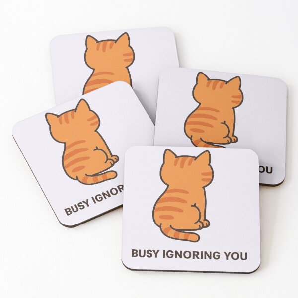 Item preview, Busy Ignoring You Cat designed and sold by Aloloco.
