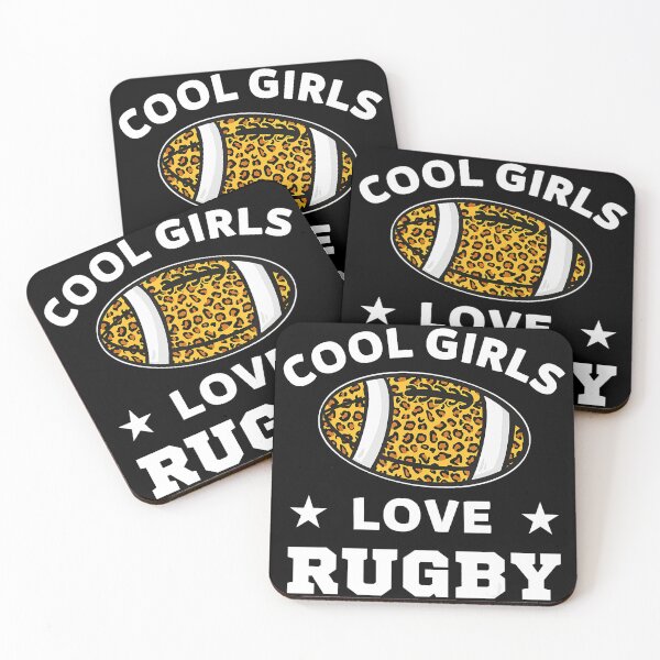 Item preview, Cool Girls Love Rugby Leopard Ball  designed and sold by GabrieSketcham.