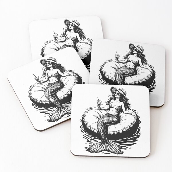 Item preview, Relaxing Mermaid on a Float designed and sold by YV Designs & Stuff.