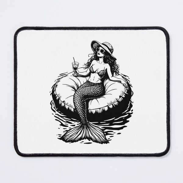 Item preview, Relaxing Mermaid on a Float designed and sold by YV Designs & Stuff.