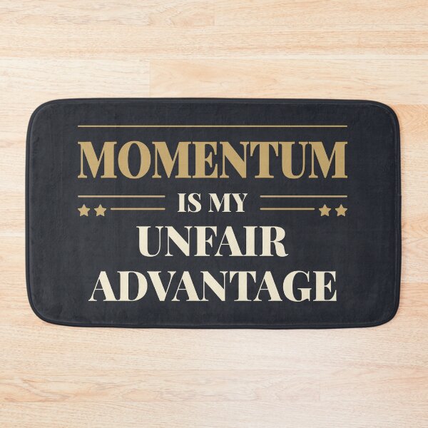 Item preview, Momentum is my unfair advantage - Light typography designed and sold by Revextyr.
