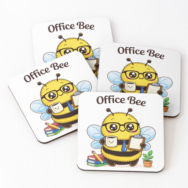 Item preview, Office Bee Funny Work Life Gift designed and sold by PurpleJelly.