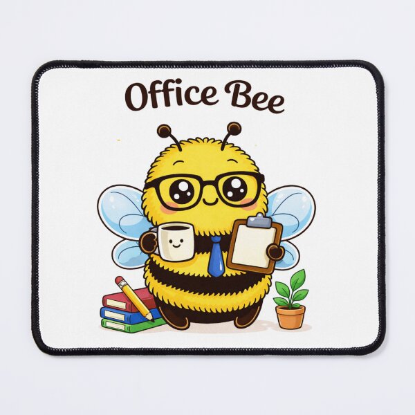 Item preview, Office Bee Funny Work Life Gift designed and sold by PurpleJelly.
