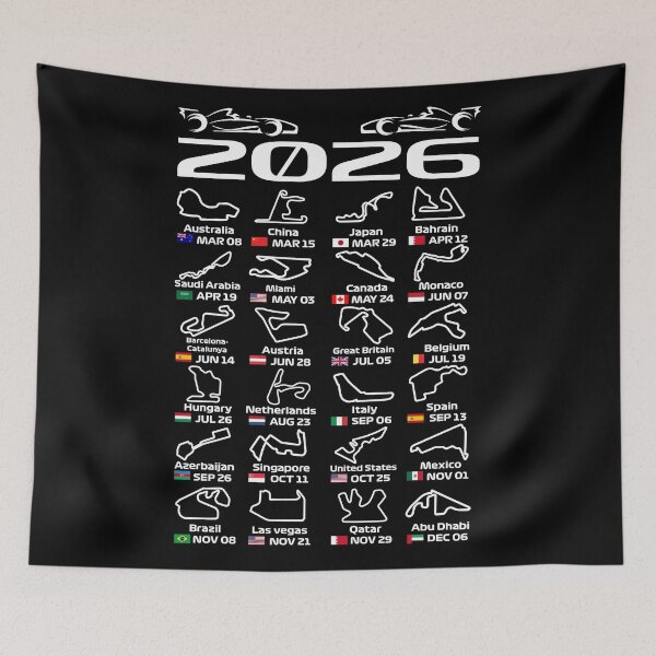 Item preview, Race calendar 2026 designed and sold by bazsi98.