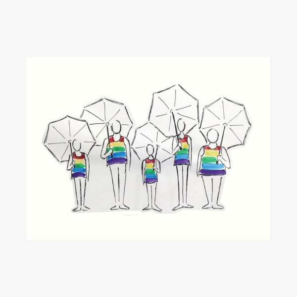 Row of Defenders Art Print