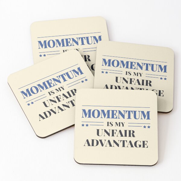 Item preview, Momentum is my unfair advantage - Dark typography designed and sold by Revextyr.