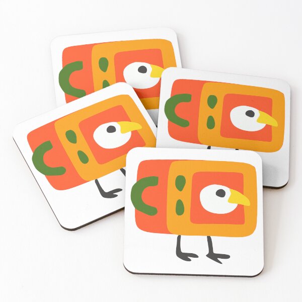 Item preview, Funny Orange Microwave Bird with Tiny Legs designed and sold by KoDi91.