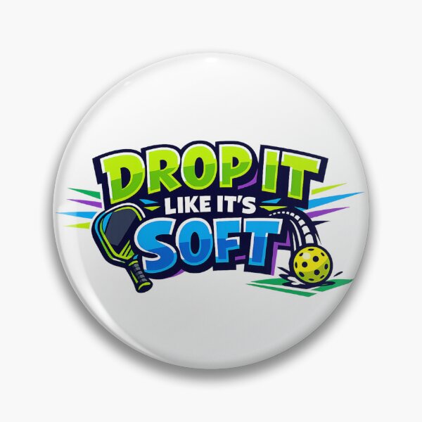 Item preview, Drop It Like It’s Soft Pickleball Shirt for Girls – Funny Gift for Women Players designed and sold by Pickleball-Gift.