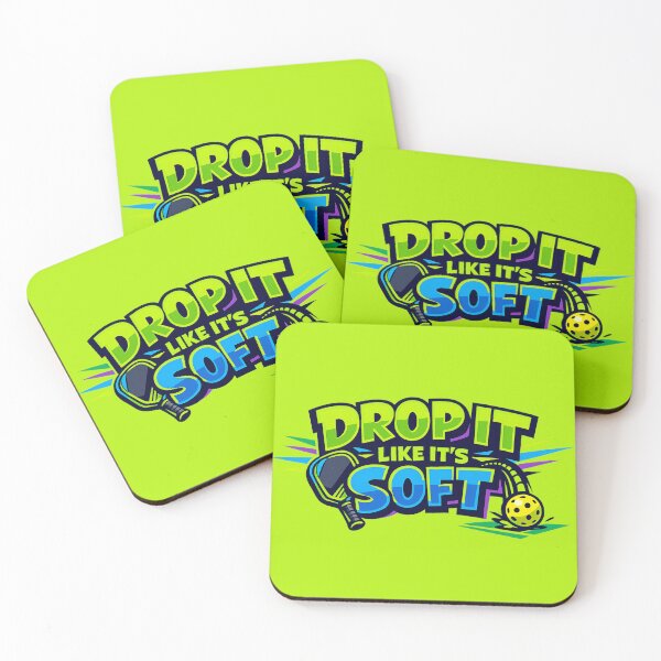 Item preview, Drop It Like It’s Soft Pickleball Shirt for Girls – Funny Gift for Women Players designed and sold by Pickleball-Gift.