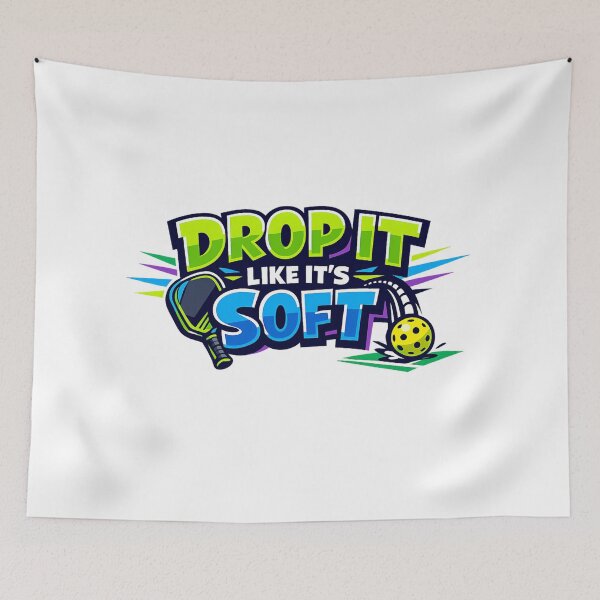 Item preview, Drop It Like It’s Soft Pickleball Shirt for Girls – Funny Gift for Women Players designed and sold by Pickleball-Gift.