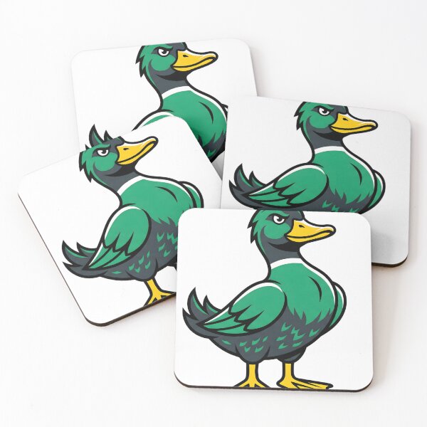 Item preview, Cute Funny Duck Cartoon Minimal Illustration designed and sold by DigitalGremlin.
