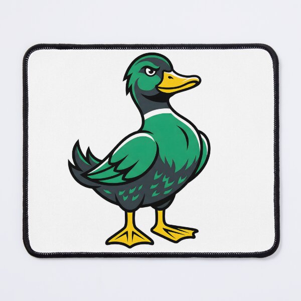 Item preview, Cute Funny Duck Cartoon Minimal Illustration designed and sold by DigitalGremlin.