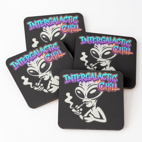 Item preview, Funny Intergalactic Chill Space Character Design designed and sold by ChillDrop.
