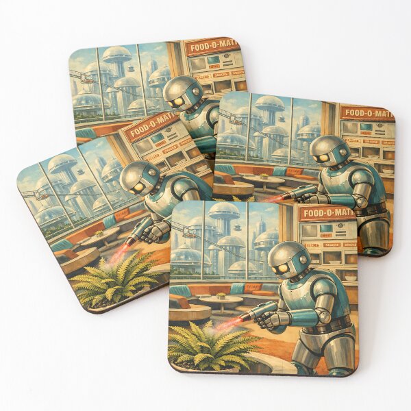 Item preview, The Domestic Robot-Butler - 50s Retrofuturism designed and sold by bapupa.