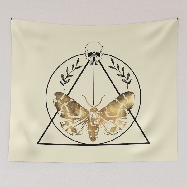 Item preview, Skull and Moth designed and sold by Kcinnik.