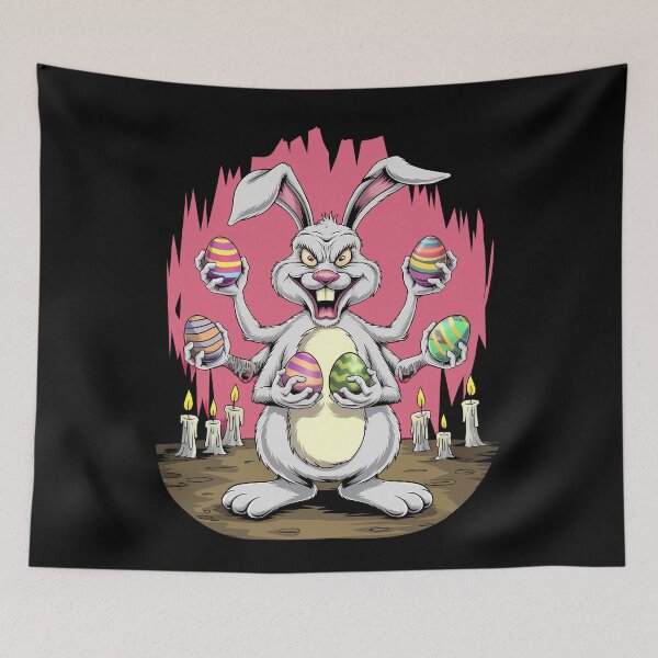 Item preview, Dark Easter Bunny – Evil Easter Bunny designed and sold by Art-Arcade6.