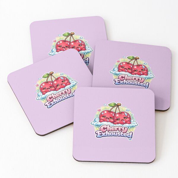 Item preview, Cherry Exhausted – Cute Kawaii Tired Cherry | Cute Kawaii Tired Cherry designed and sold by apanoracar.
