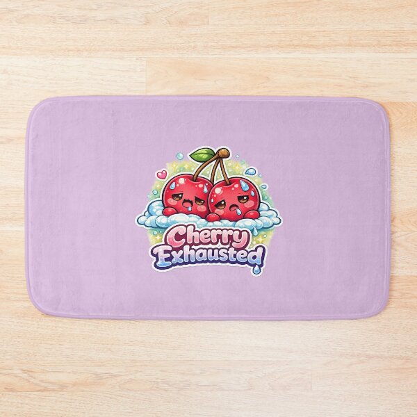 Item preview, Cherry Exhausted – Cute Kawaii Tired Cherry | Cute Kawaii Tired Cherry designed and sold by apanoracar.