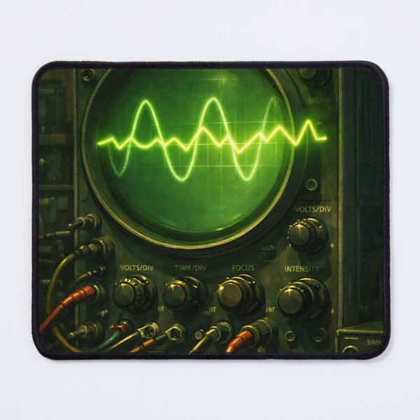 Item preview, The Oscilloscope’s Heartbeat - Analog Technology designed and sold by bapupa.