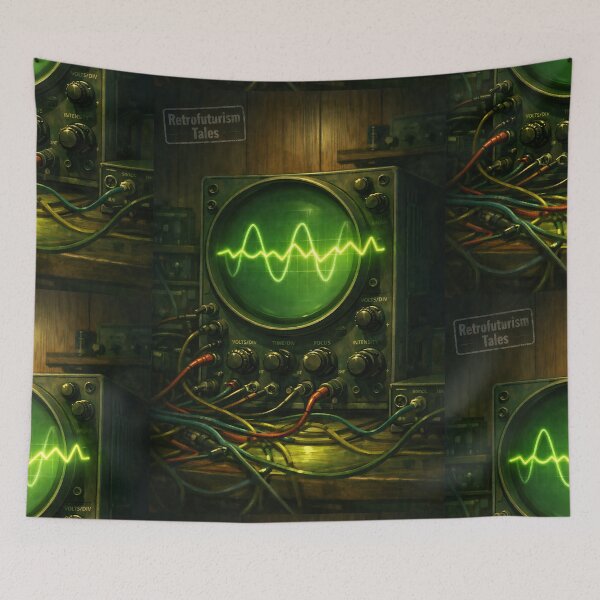 Item preview, The Oscilloscope’s Heartbeat - Analog Technology designed and sold by bapupa.
