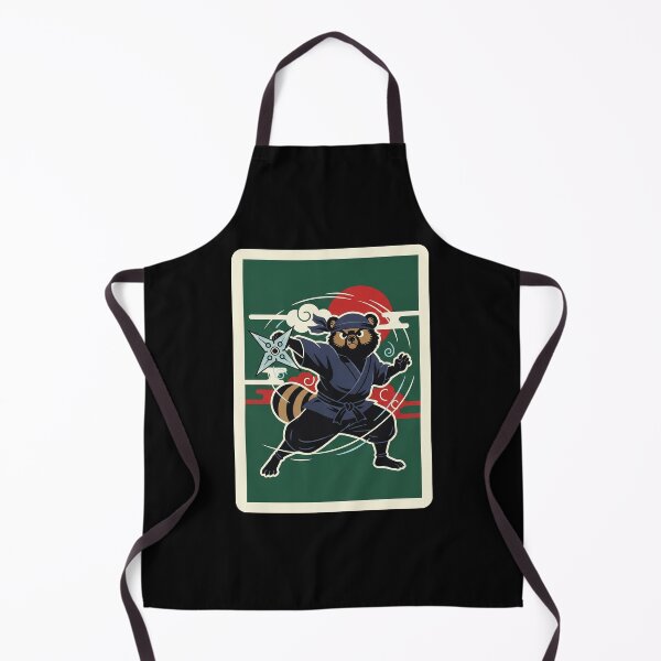 Item preview, Raccoon Ninja Warrior Japanese Style Cartoon designed and sold by JordynLadukeg65.