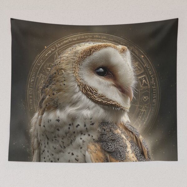 Item preview, Sacred Owl – Mystical Symbol of Wisdom and Light designed and sold by Erika Kaisersot.