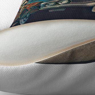 Alternate view of 1971 Dodge Charger 383 Magnum Throw Pillow
