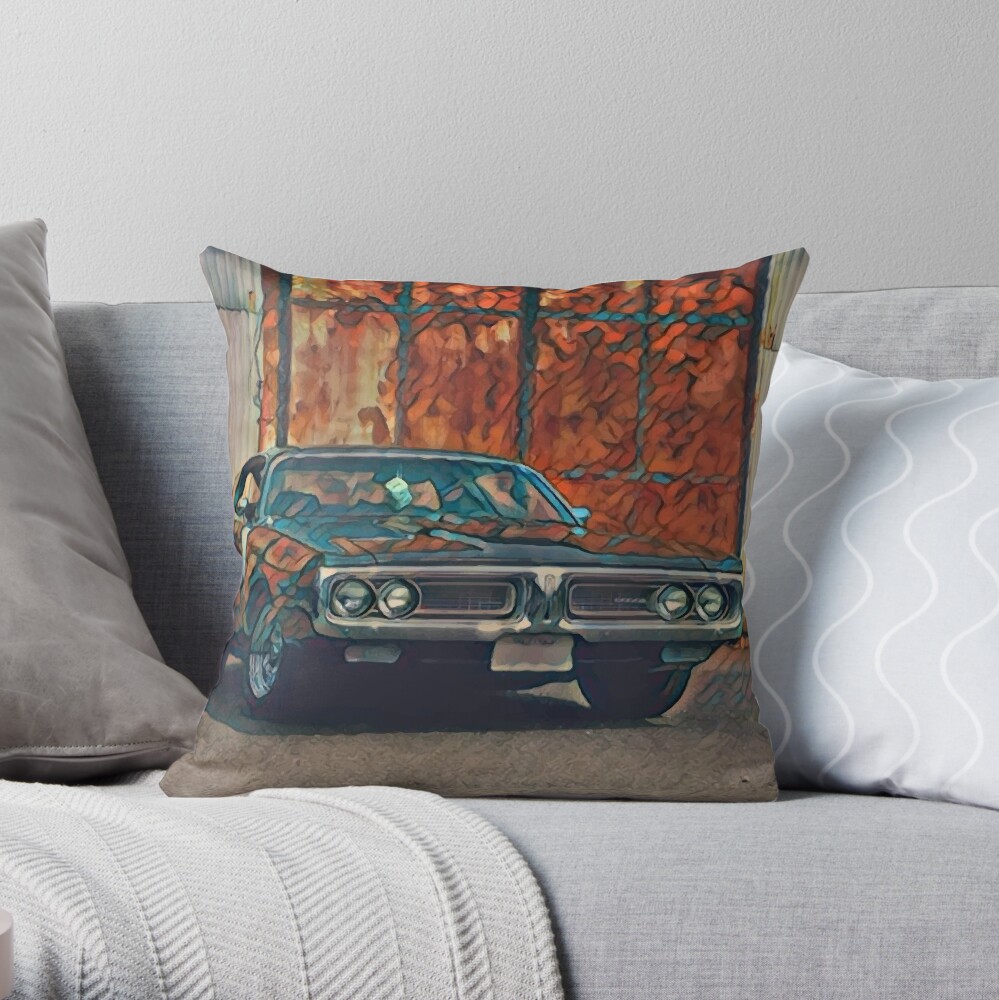 1971 Dodge Charger 383 Magnum Throw Pillow
