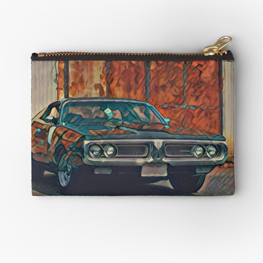 1971 Dodge Charger 383 Magnum Zipper Pouch
